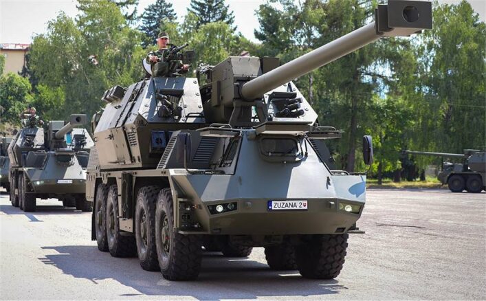 Denmark, Norway, and Germany will finance the production of Slovak Zuzana 2 self-propelled guns for Ukraine.