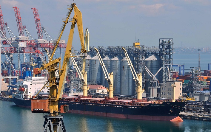 The government has simplified the export of food from Ukraine’s seaports.