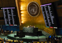 The UN General Assembly has adopted a resolution on reparations to Ukraine from Russia.