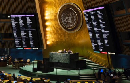 The UN General Assembly has adopted a resolution on reparations to Ukraine from Russia.