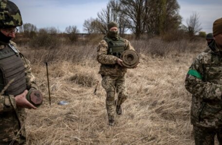 The US has allocated $47.6M in emergency aid to train Ukrainian sappers.