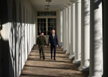 Президент США Джо Байден привітав президента України Володимира Зеленського у Білому домі,