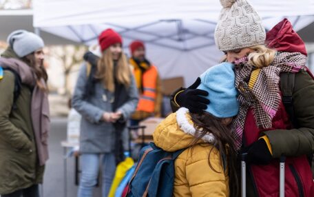 About a third of Ukrainian refugees in Germany want to stay there.