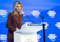 Mit ihrer Rede in Davos hat Olena Zelenska die Ukraine ins Rampenlicht gerückt.