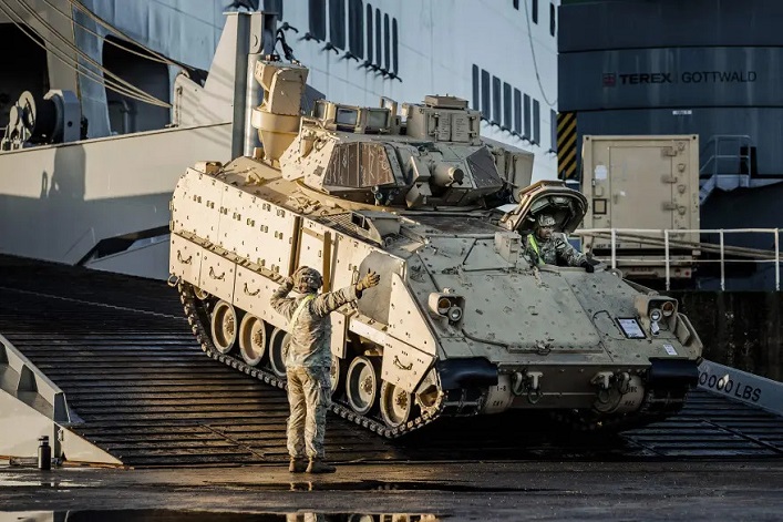 The US’ $2.6B military aid package will not include Abrams tanks.