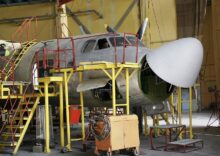 Russland will ein Flugzeugreparaturwerk auf der Krim zurück an die Ukraine verkaufen.