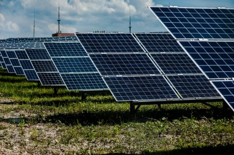 A new solar power plant in western Ukraine was opened in December.