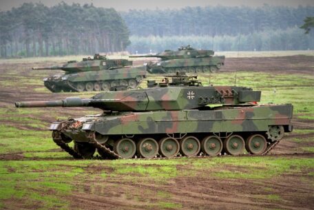 Leopard tanks with trained crews will arrive in March from Germany and Portugal.
