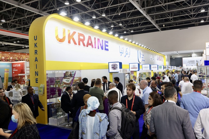 The Ukrainian pavilion is open at the Gulfood 2023 exhibition in Dubai.