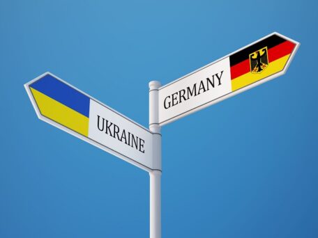Trade between Germany and Ukraine declined but less than expected.