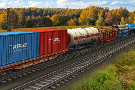 Ukraine and Moldova have tripled their freight volume by rail.
