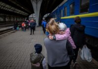 The UN counts the number of Ukrainian refugees in Europe.
