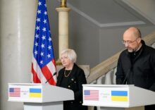 Janet Yellen llegó a Kyiv para reforzar el apoyo de Estados Unidos a Kyiv.