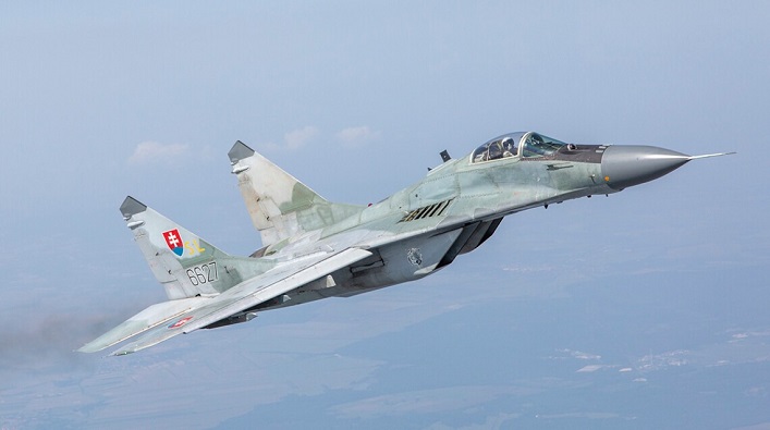 Slovakia is seeking to transfer 10 MiG-29s to Ukraine.