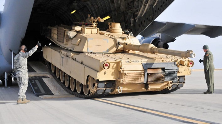 The Pentagon outlines its supply and training scheme for M1 Abrams tanks.