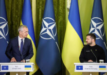 Jens Stoltenberg in Kyiv has assured Ukraine of NATO’s further support, and Zelenskyy requested weapons.