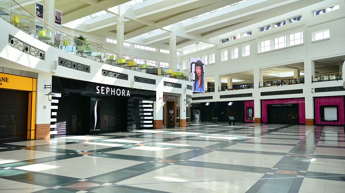 More than 20% of the capital’s shopping center capacity is empty.