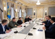 Presidente Volodymyr Zelenskyy se reunió con ejecutivos de BlackRock en Kyiv para hablar sobre inversiones.