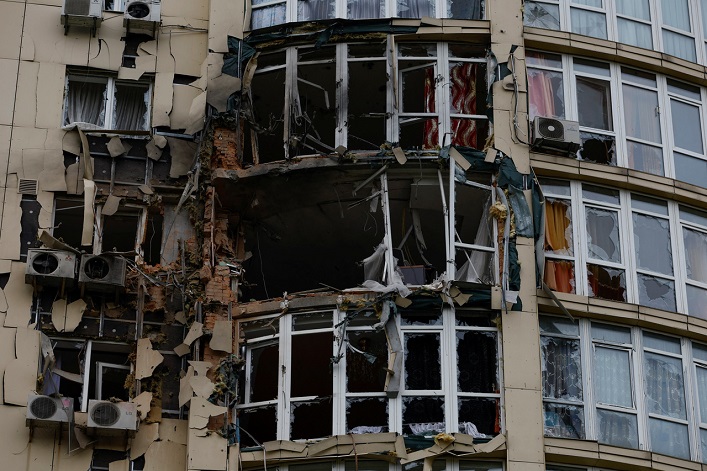 La Federación Rusa llevó a cabo otro ataque nocturno masivo en Ucrania.