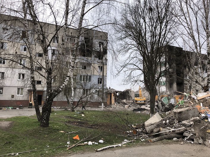 The EIB has developed a program for the green restoration of damaged buildings in Ukraine with a budget of €230M.