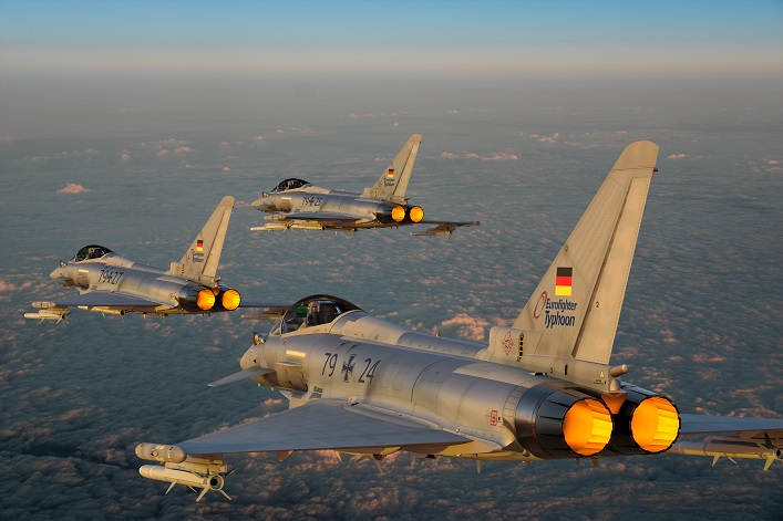 Україна натякає Німеччині на поповнення “авіаційної коаліції” винищувачем Eurofighter Typhoon.