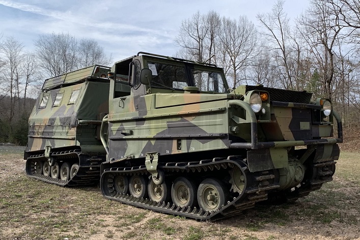Німеччина передала Україні військову допомогу, куди увійшли всюдиходи Bandvagn 206.