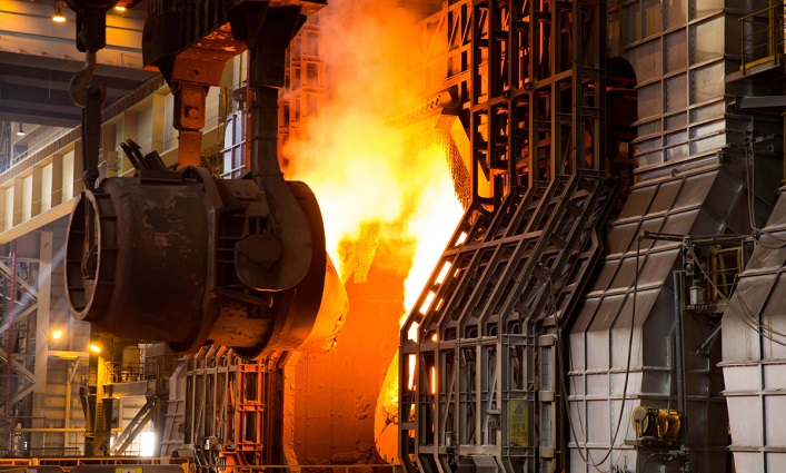Steel production has slowed considerably due to the destruction of the Kakhovka HPP.