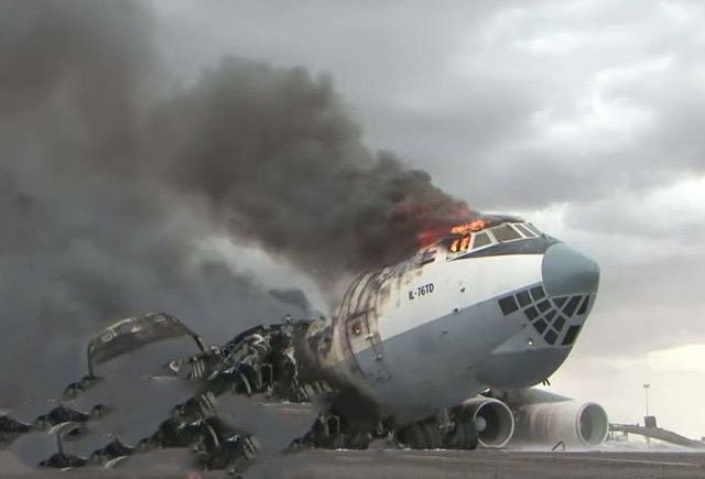 Ukraine has destroyed four Russian Il-76 aircraft; the Russian Federation then responded with a large-scale air attack on Ukraine.
