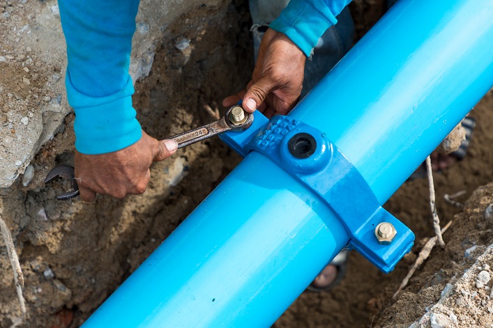 The first line of a new water main in the Dnipropetrovsk region has been put into operation.