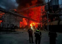 After a Russian drone attack, the Kremenchuk Oil Refinery caught fire, but at the same time, Ukrainian forces damaged government planes near Moscow, at an oil depot near Sochi.