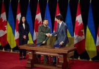 Ukraine has expanded the Free Trade Agreement with Canada and will receive another $500M in military aid.