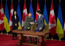 Ukraine has expanded the Free Trade Agreement with Canada and will receive another $500M in military aid.