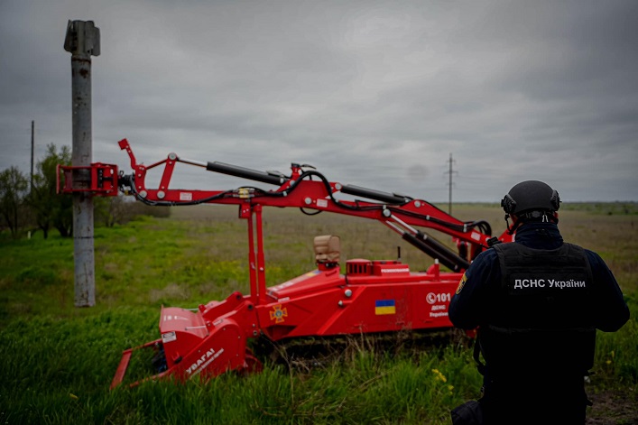 Un fabricant polonais de machines agricoles entreprendra le déminage de l’Ukraine. 