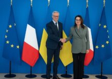 A French state-owned company will insure business investment in Ukraine, and enterprises seek to localize production.