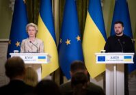 Die Präsidentin der EU-Kommission sprach in Kyjiw über die EU-Erweiterung, die Unterstützung für die Ukraine und die russischen Sanktionen.