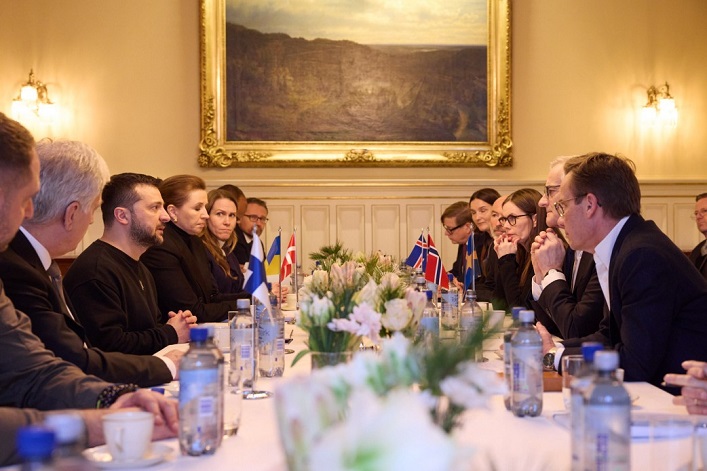 The Ukraine-Northern Europe summit results: Norway will provide an additional $800M, and Denmark €1B.