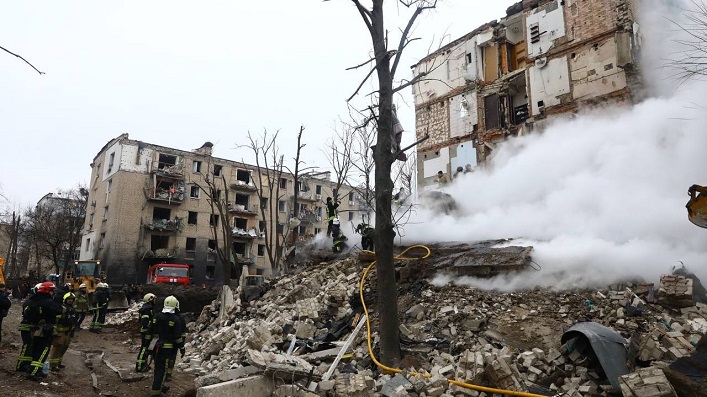 Am 23. Januar griff Russland mehrere ukrainische Städte an, wobei 7 Menschen getötet und 77 verletzt wurden.