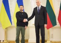 Президент України вирушив до країн Балтії: просить про системи ППО, Литва надає військову допомогу та запускає спільне виробництво озброєння.