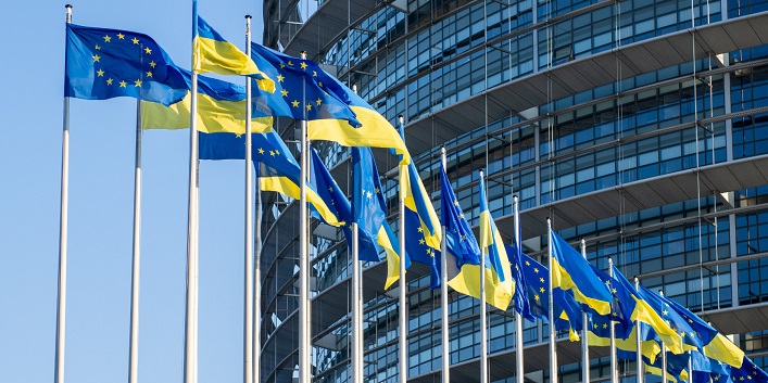 The European Parliament approved the allocation of €50B for Ukraine over four years.