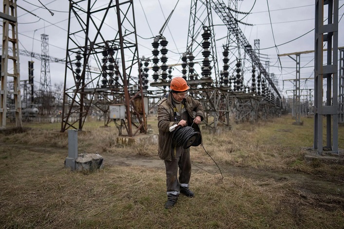 El sector energético de Ucrania ha perdido 56.000 millones de dólares a causa de la guerra.
