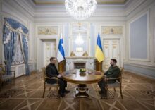 Finland will provide Ukraine with a €188M military aid package and signed a security guarantee agreement.