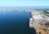 L'Ukraine prépare la reconstruction du port maritime de Chornomorsk.