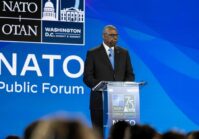 The US will not participate directly in the war in Ukraine but promises its support; NATO identifies the primary Russian allies.