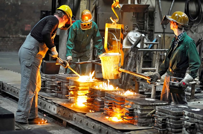 En Ucrania, la actividad económica en las industrias del carbón y metalúrgica se desaceleró.