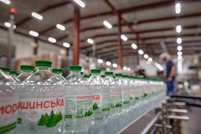 The largest mineral water producer has announced record sales growth of over 100%.