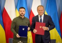 Ukraine and Poland signed a security agreement to help intercept Russian missiles and drones.