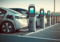 En medio de la creciente popularidad de los coches eléctricos en Ucrania, una empresa con respaldo europeo está construyendo una infraestructura de carga.