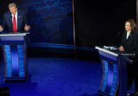 What did US presidential candidates Kamala Harris and Donald Trump say about Ukraine in the first debate?