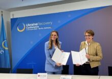 The Polish export credit agency, for the first time, has insured an investment in Ukraine.