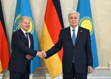 Germany and Kazakhstan discuss ways to achieve peace in Ukraine.